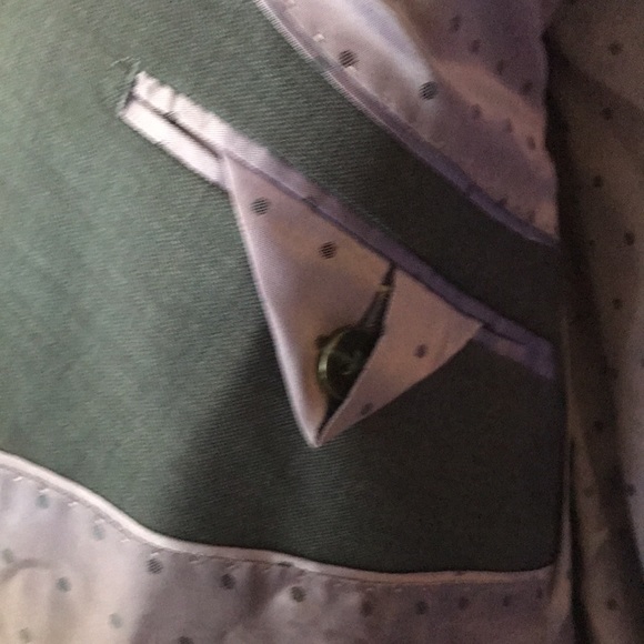 NWOT Mens sports coat by Jos A Bank, size 48 regular. Beautiful Navy Blue - Picture 8 of 14